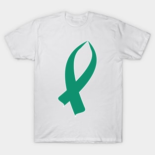 Awareness Ribbon (Teal) T-Shirt